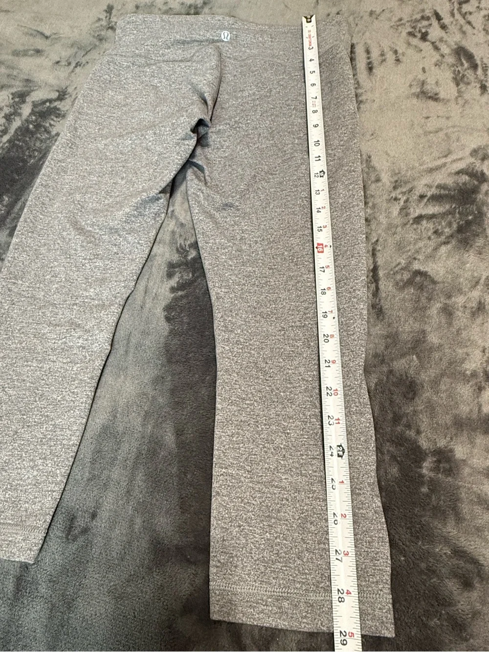 lululemon athletica Heather Gray Pull-On Leggings